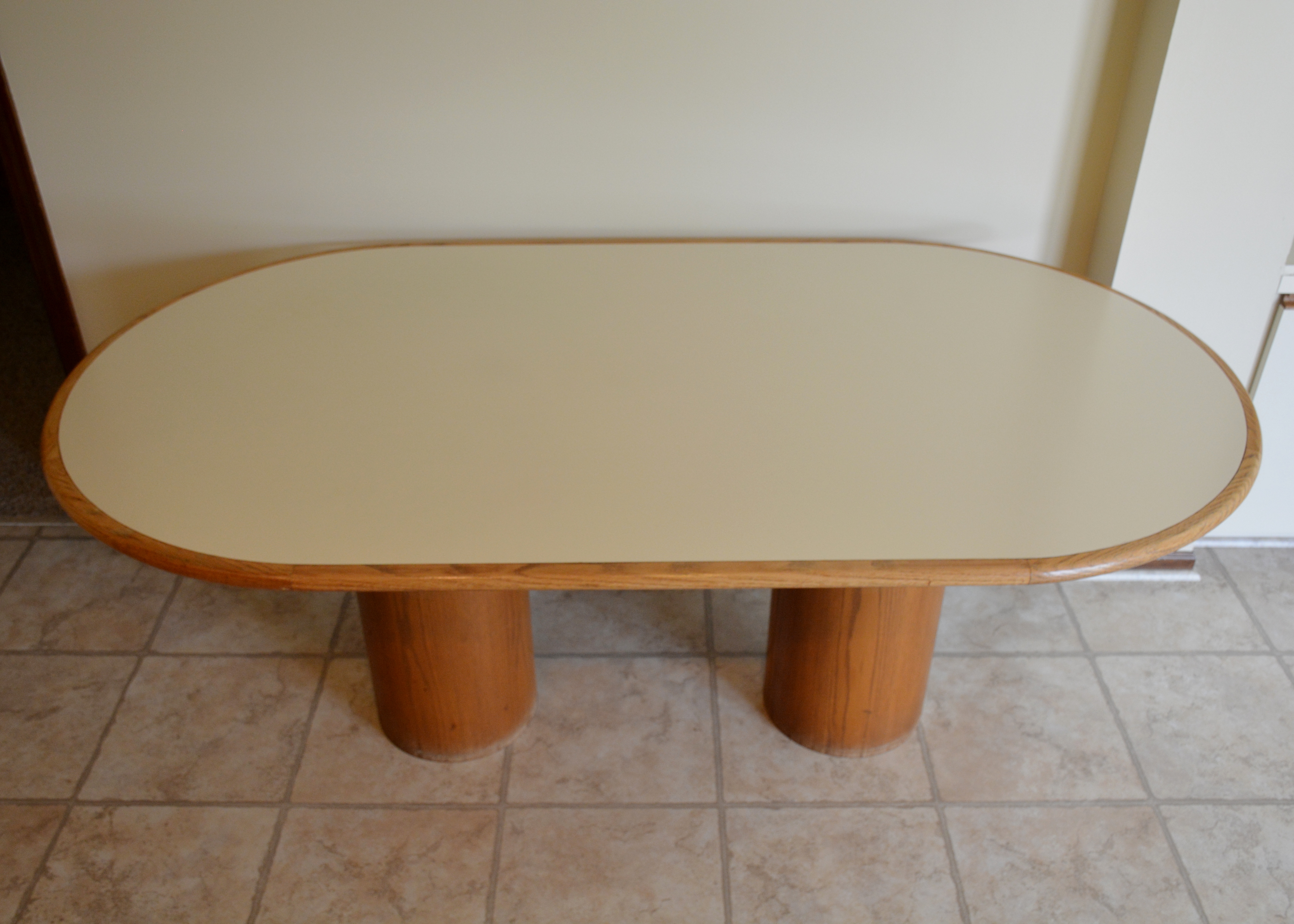 Laminate Oval Table