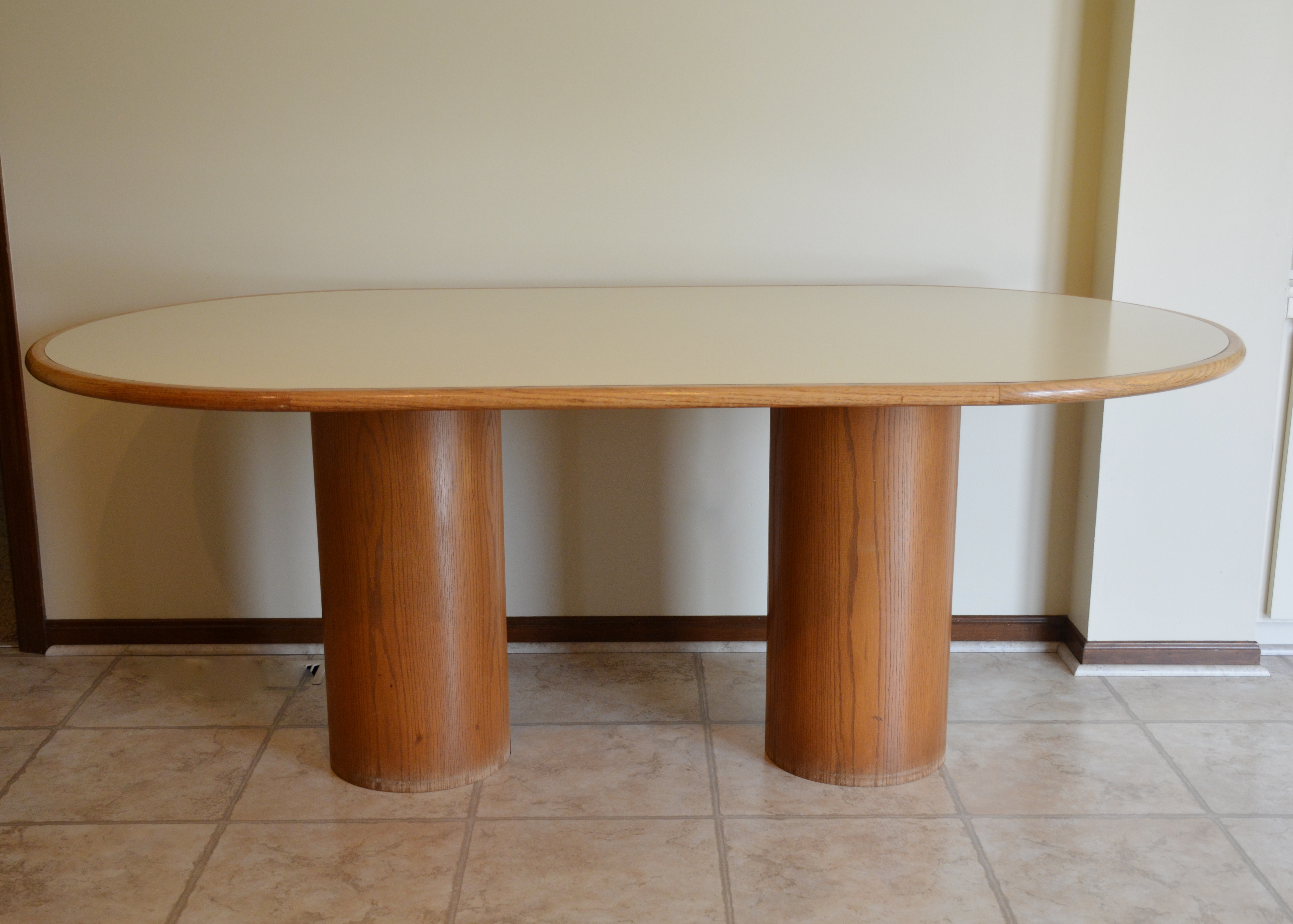 Laminate Oval Table