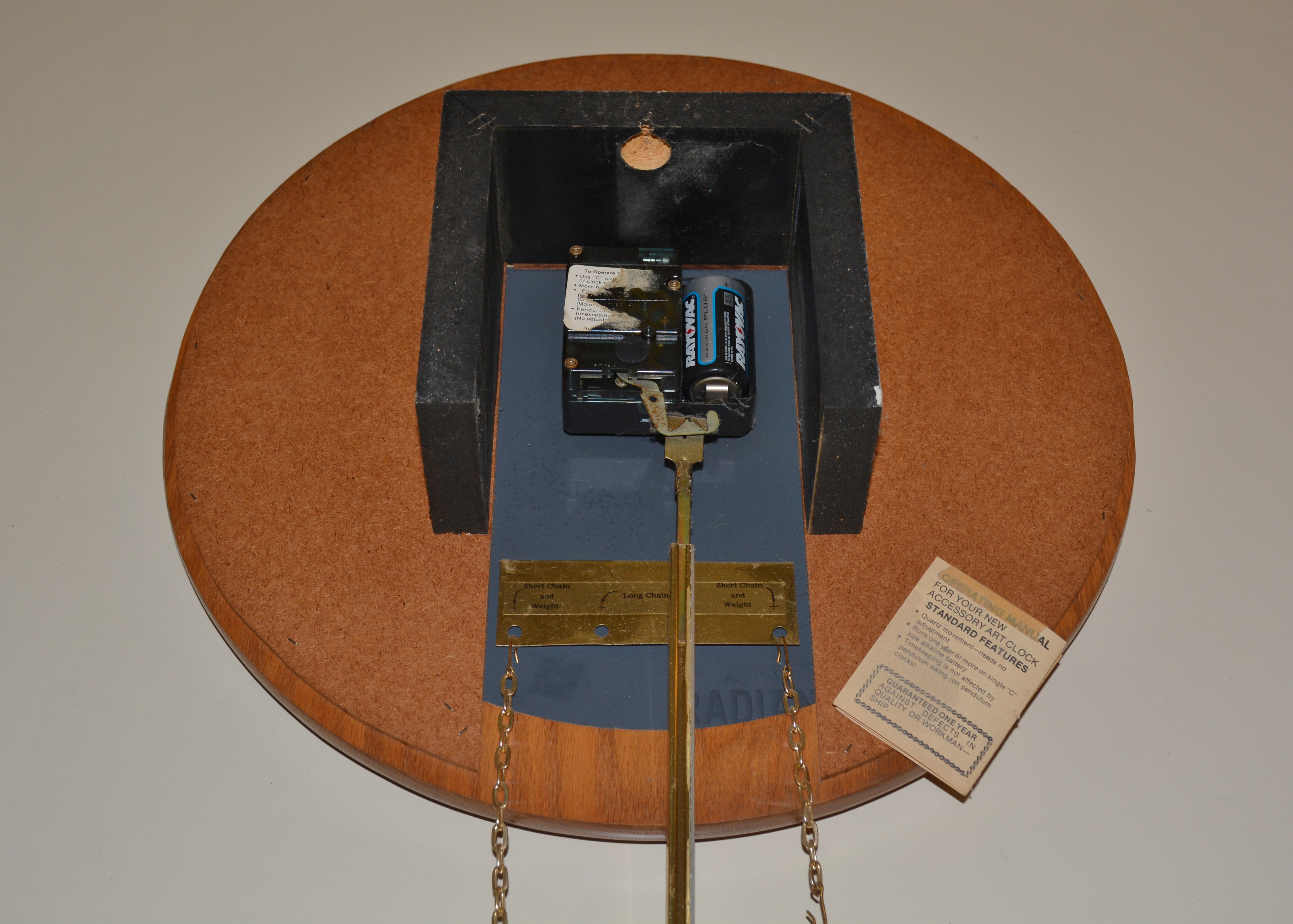 Vintage Mirrored Wall Clock