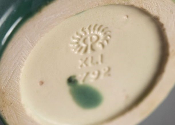 A Cylindrical Rookwood Vase, Mold #792, in Matte Turquoise Glaze
