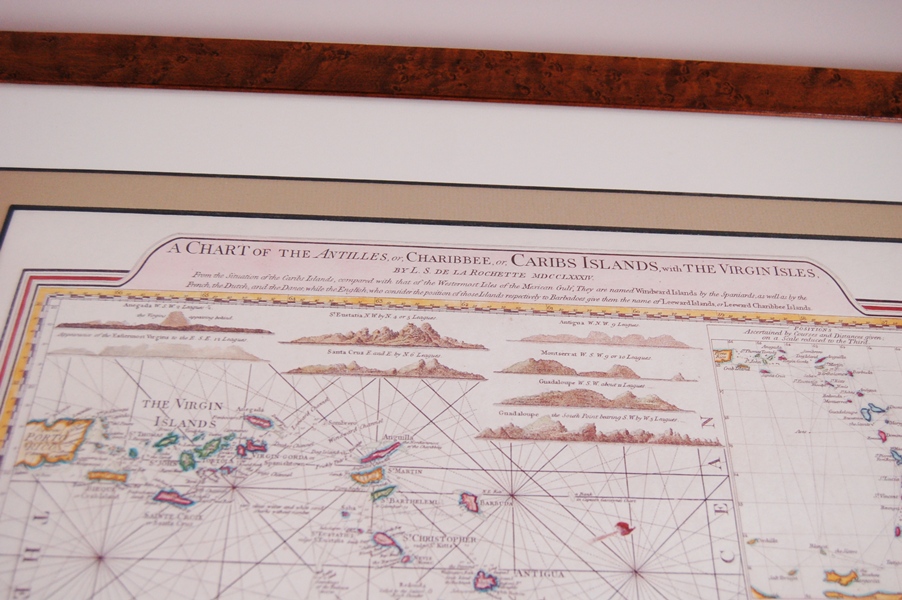 Map of the Caribbean Art Print