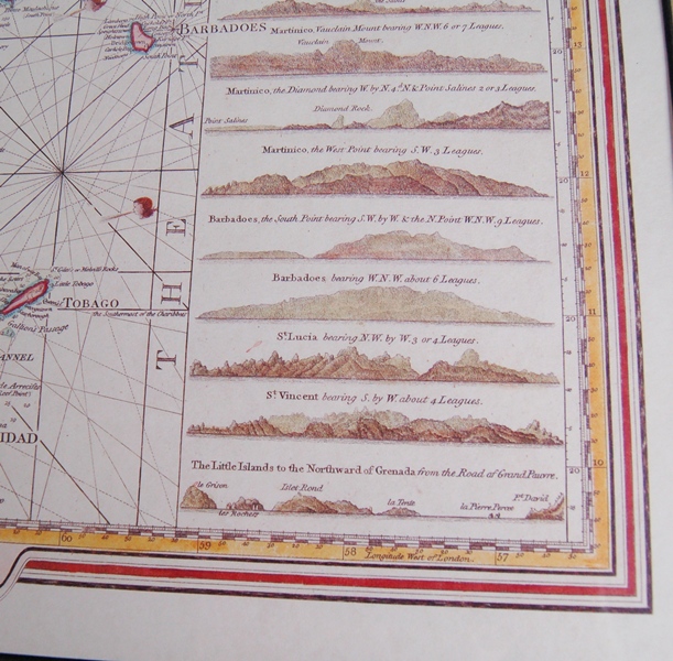 Map of the Caribbean Art Print