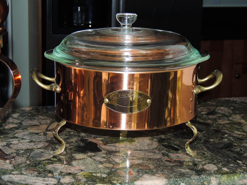 De La Cuisine Copper Chafing Dish Set