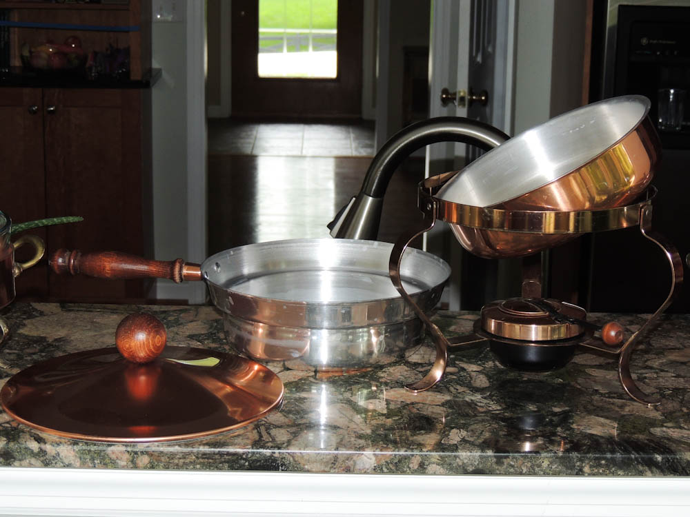 De La Cuisine Copper Chafing Dish Set