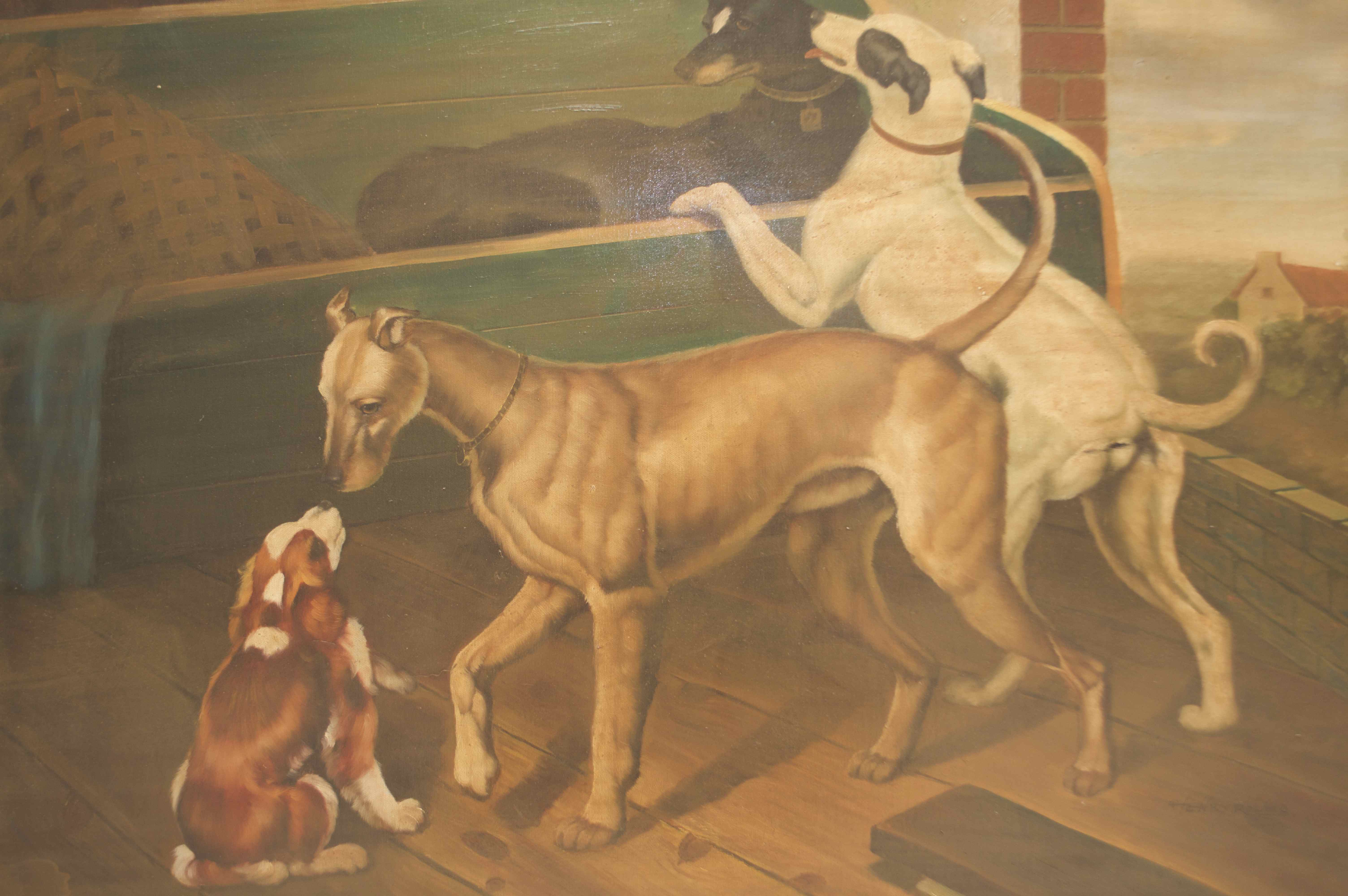 Painting by Henry Roland Oil on Canvas