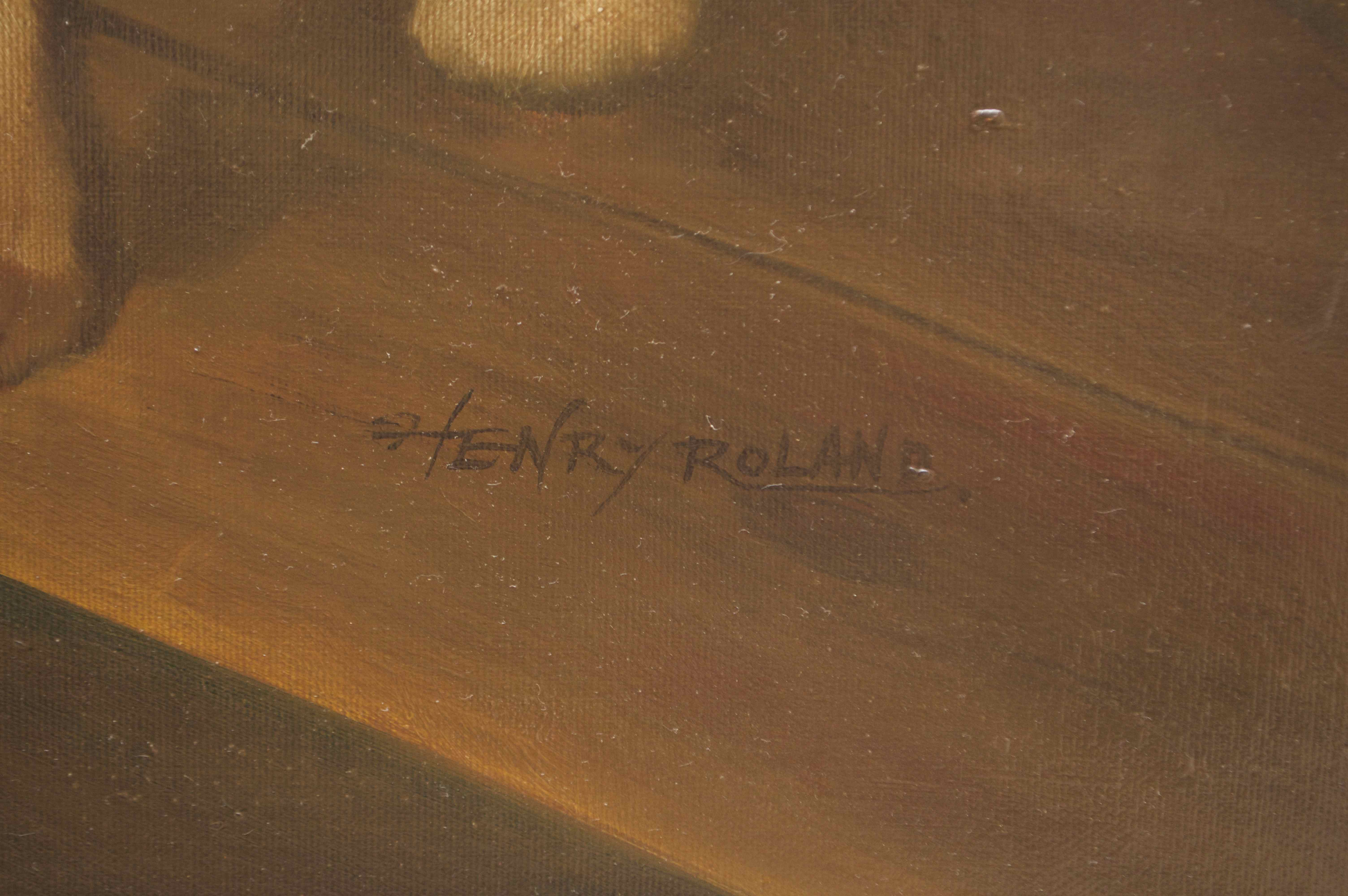 Painting by Henry Roland Oil on Canvas