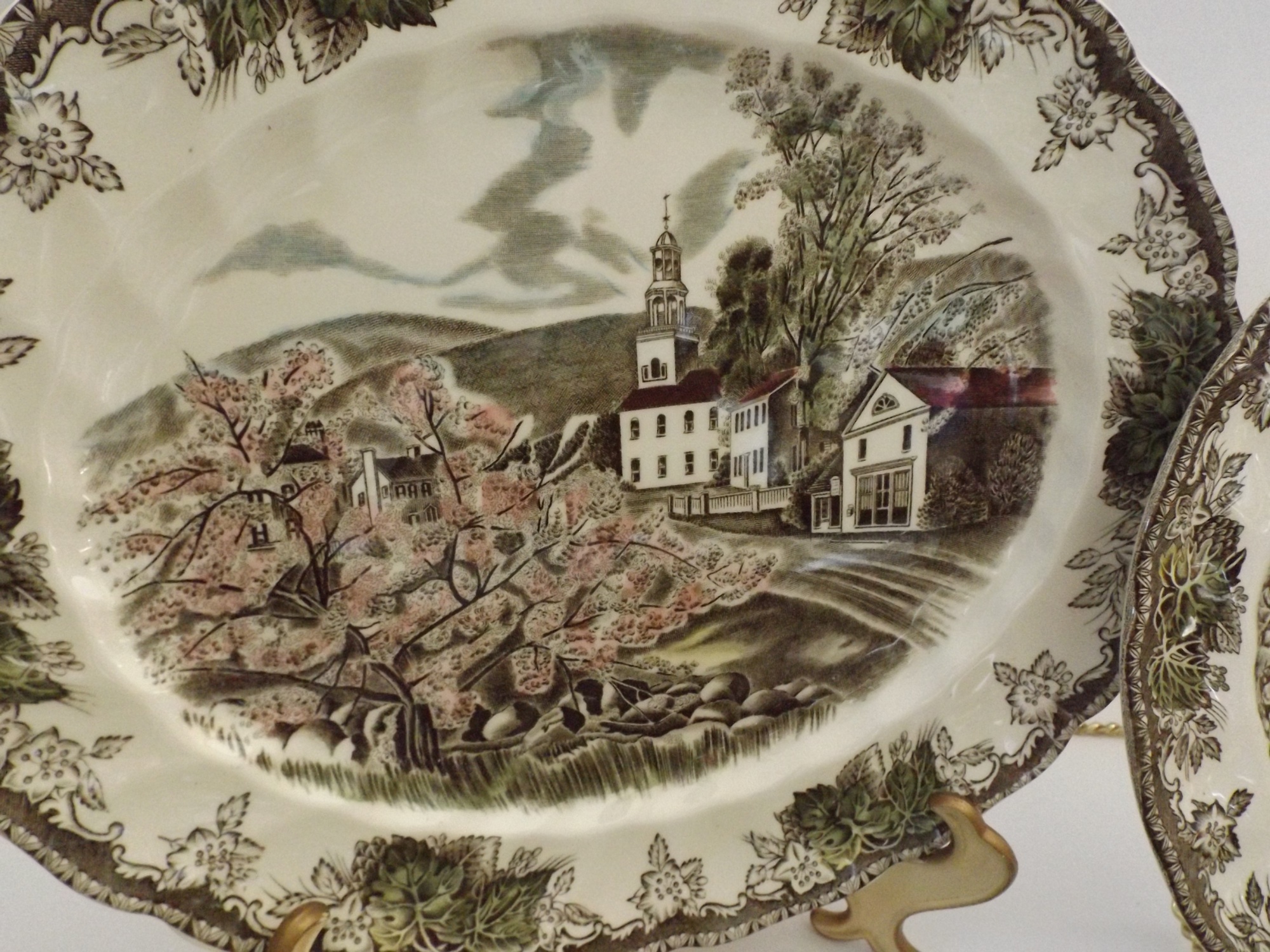 English Johnson Brothers 'Friendly Village' China Set