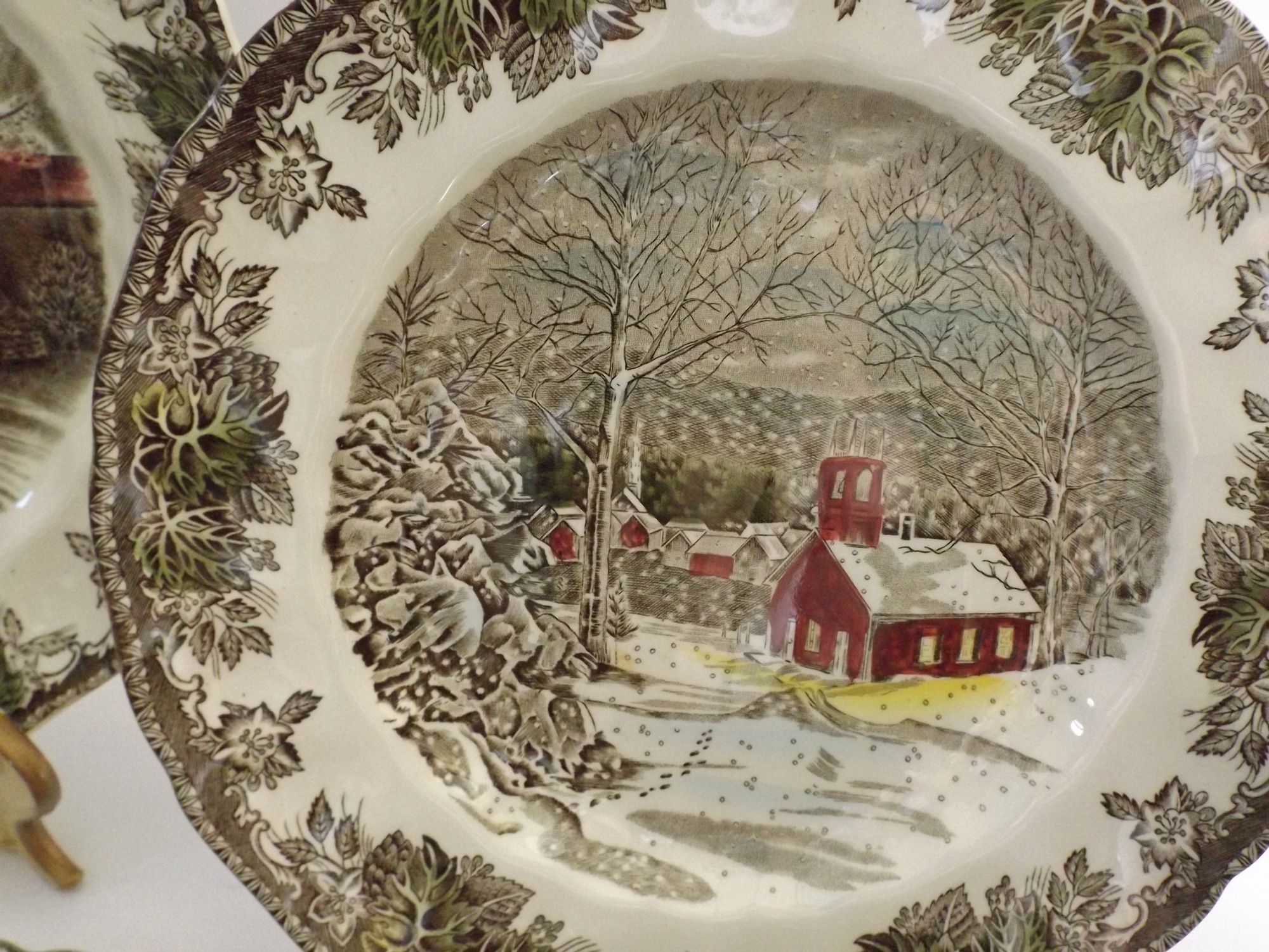 English Johnson Brothers 'Friendly Village' China Set