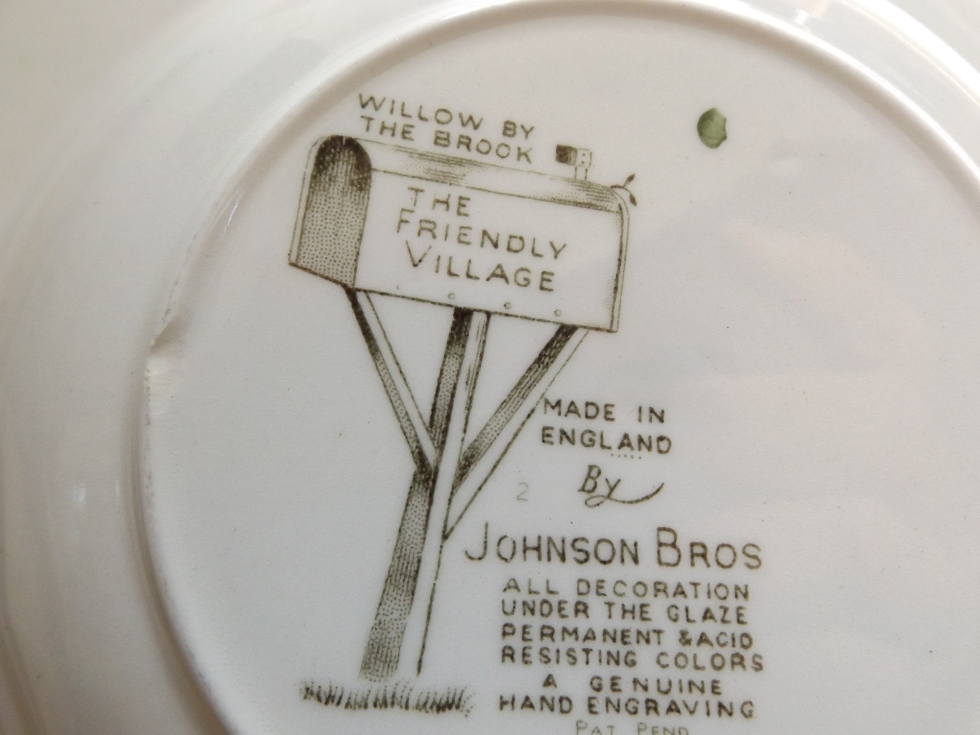English Johnson Brothers 'Friendly Village' China Set