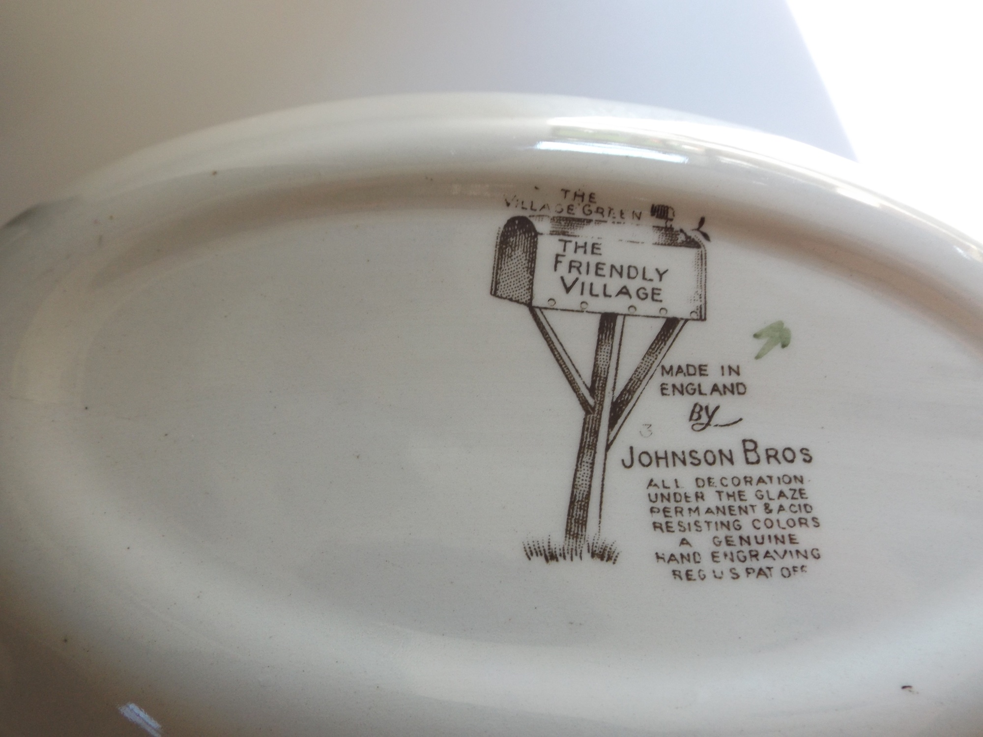 English Johnson Brothers 'Friendly Village' China Set