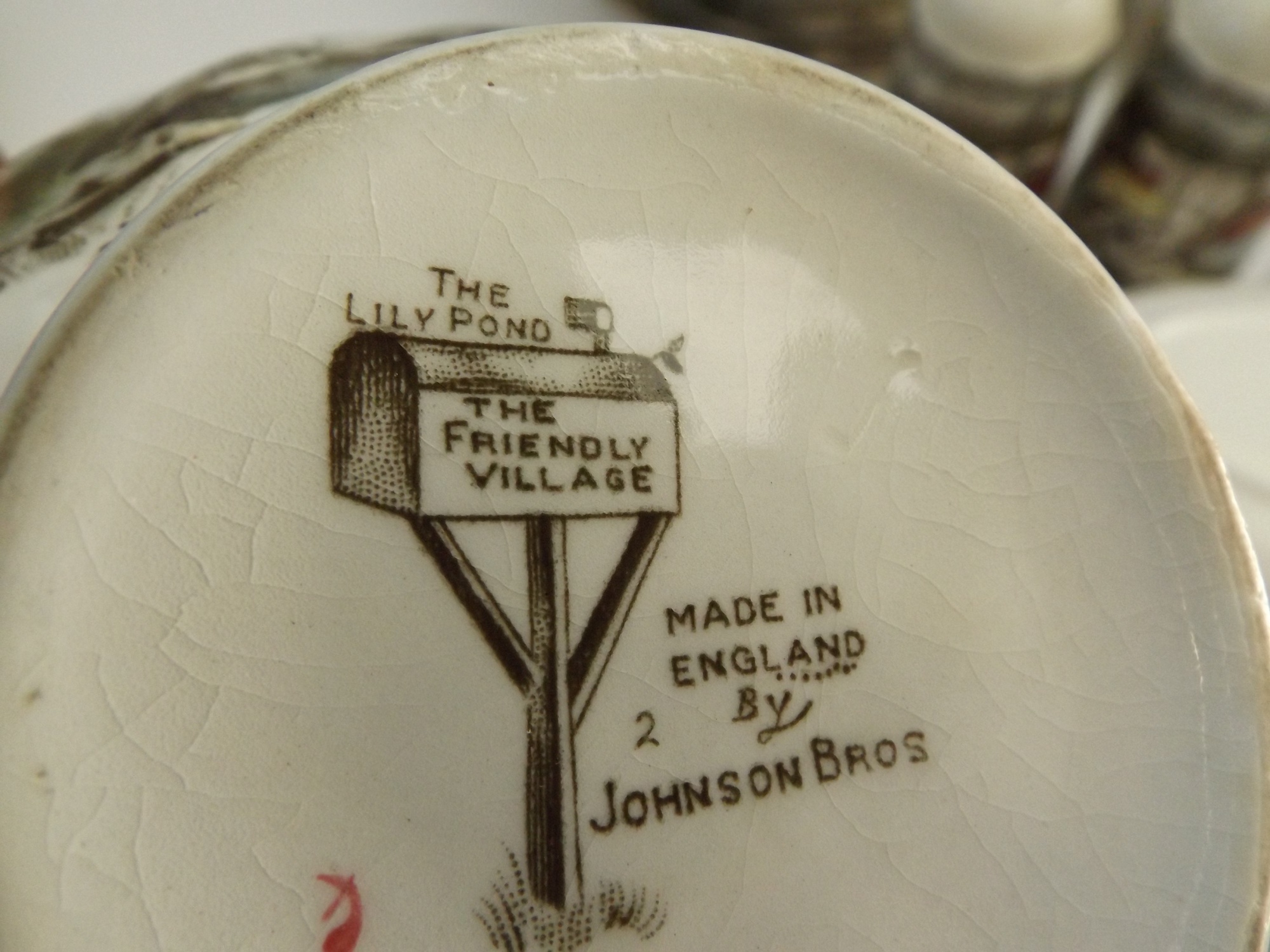 English Johnson Brothers 'Friendly Village' China Set