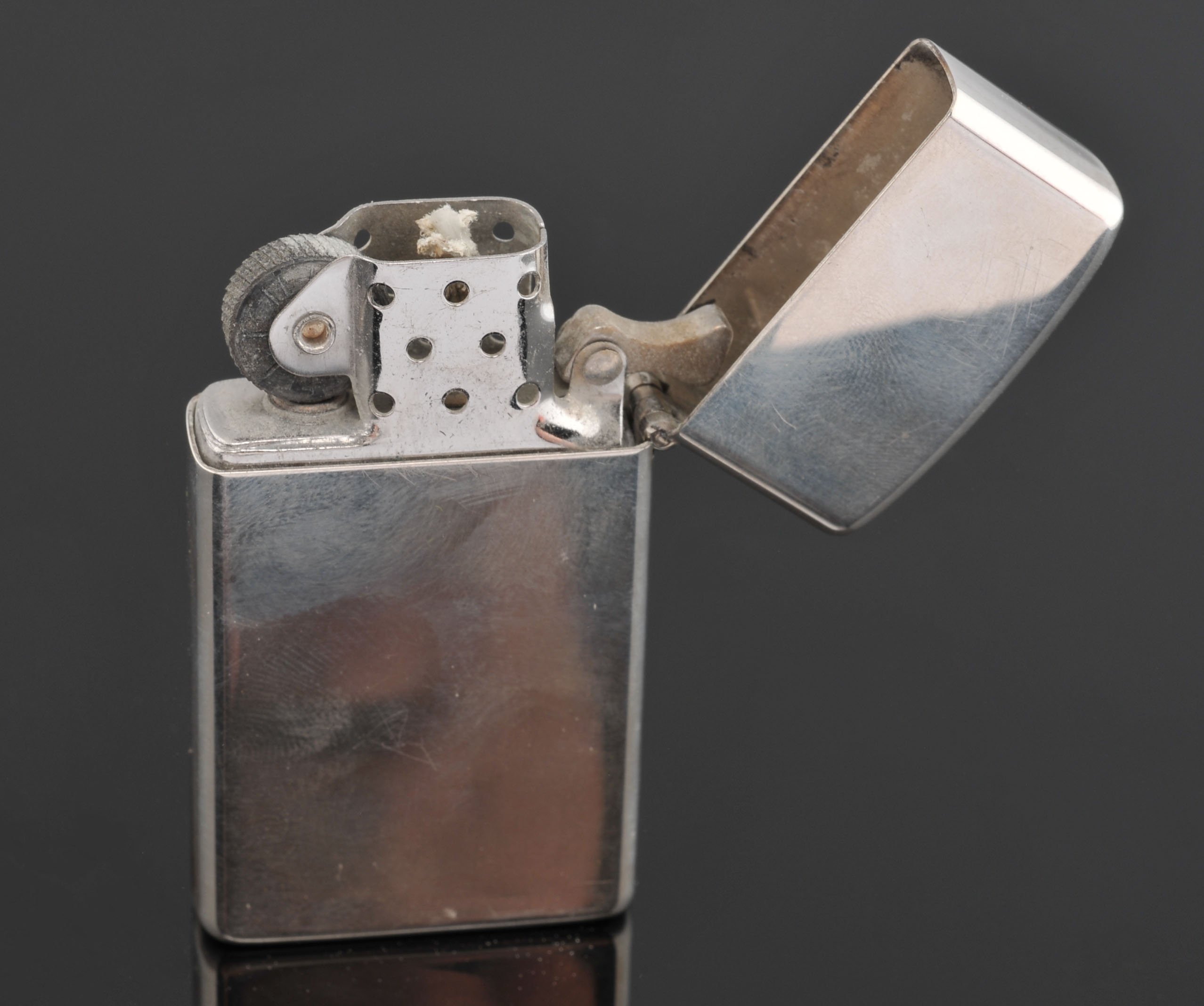 Vintage Sterling Silver Zippo Lighter 