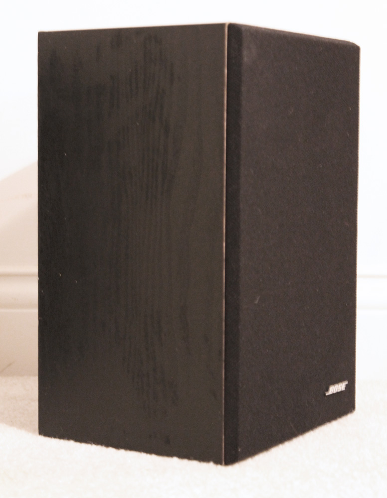 Pair of Black Front Surround BOSE Model 21 Bookshelf Speakers