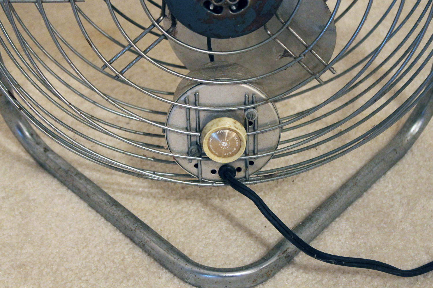Vintage Industrial Metal Patton Air Circulator Floor Fan