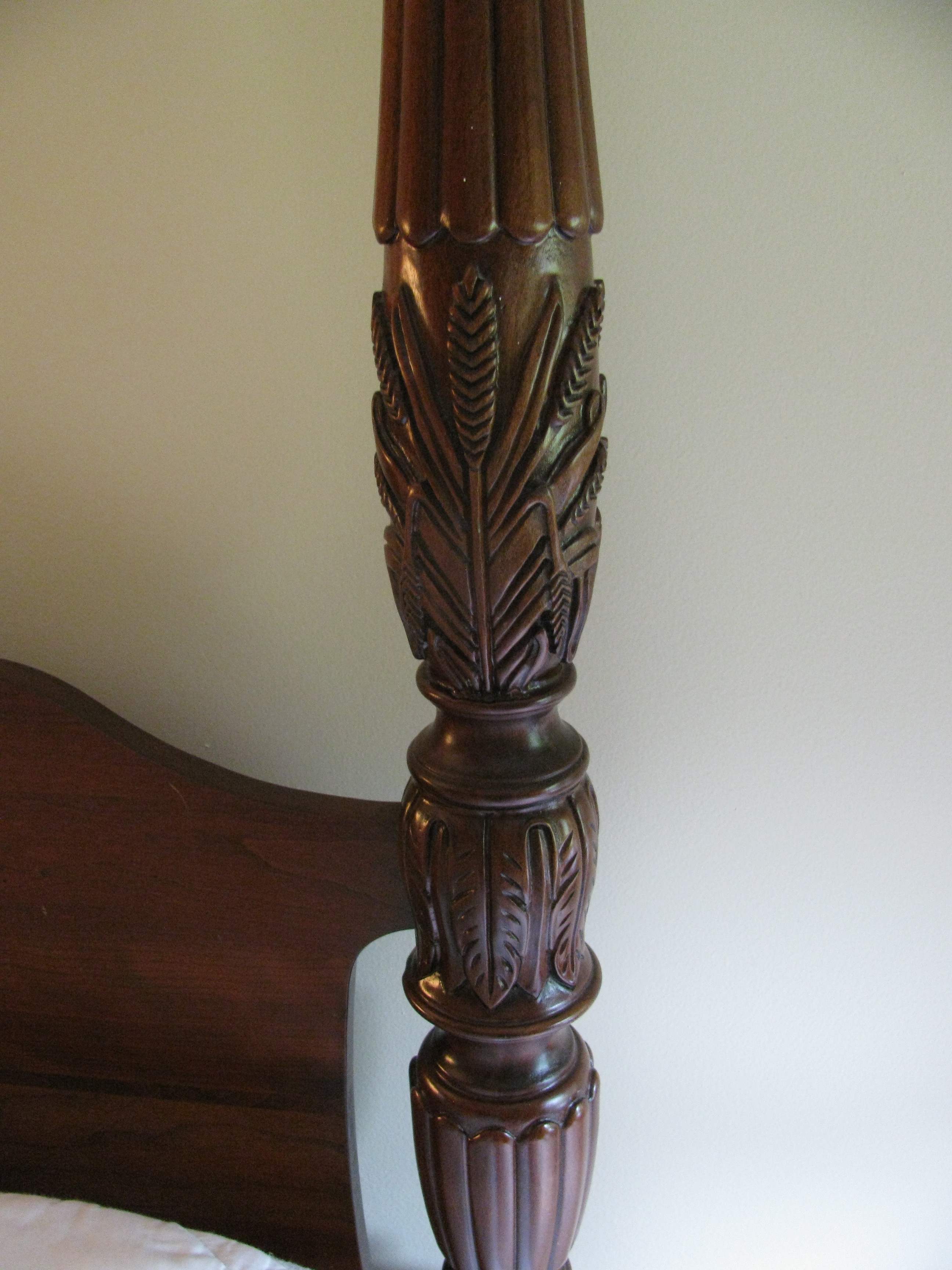 Pennsylvania House Chippendale Style Four Post Canopy Queen Bed