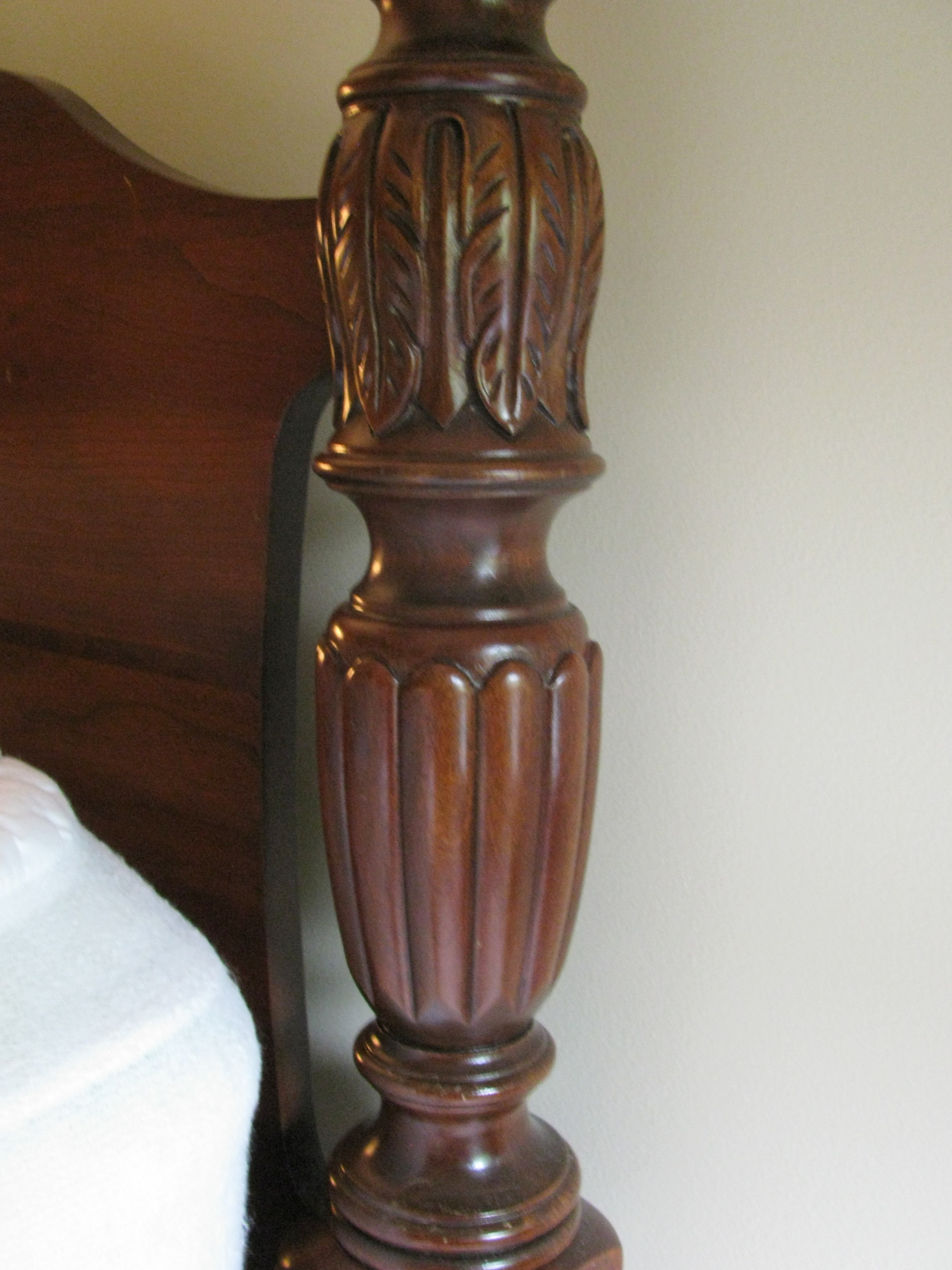 Pennsylvania House Chippendale Style Four Post Canopy Queen Bed