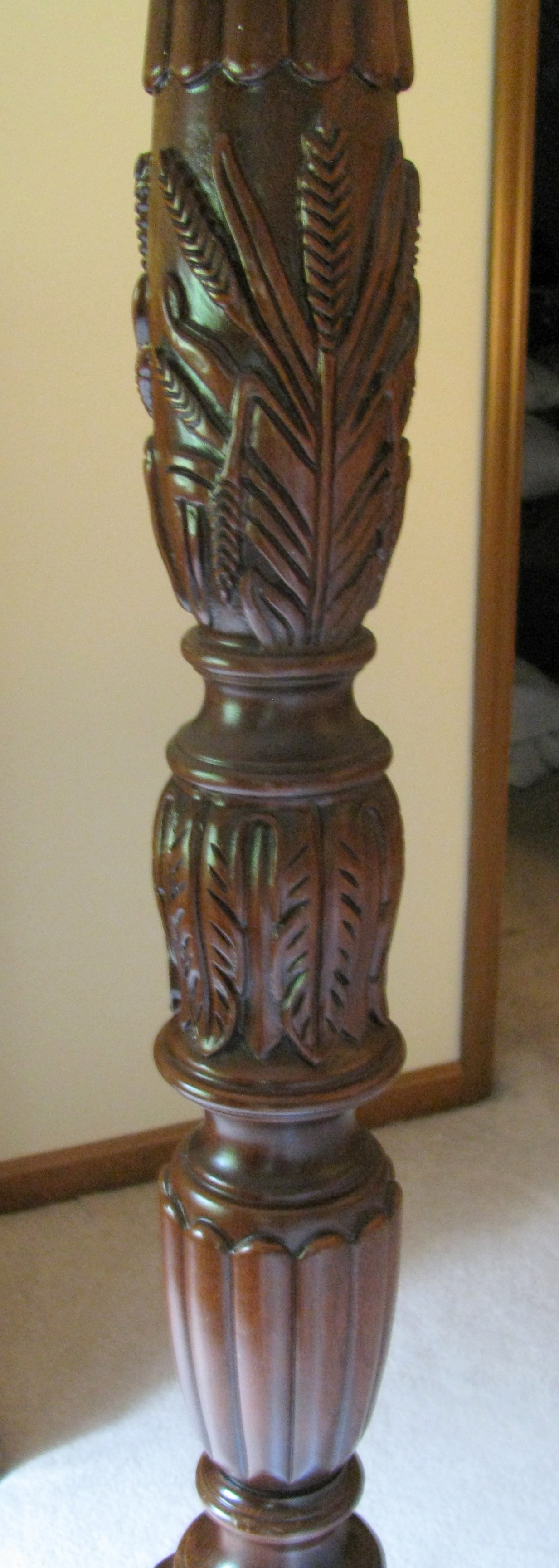 Pennsylvania House Chippendale Style Four Post Canopy Queen Bed