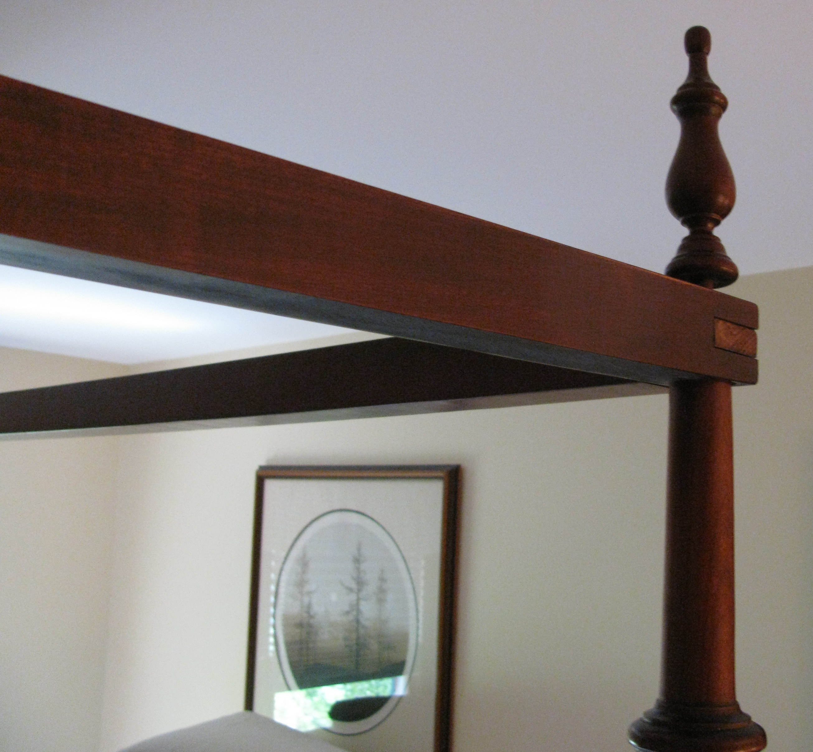 Pennsylvania House Chippendale Style Four Post Canopy Queen Bed