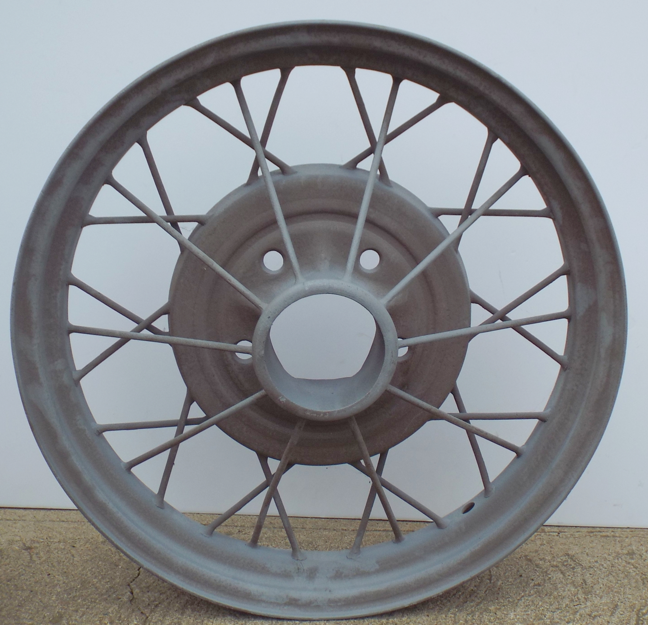 Pair of Refinished Model T Rims 