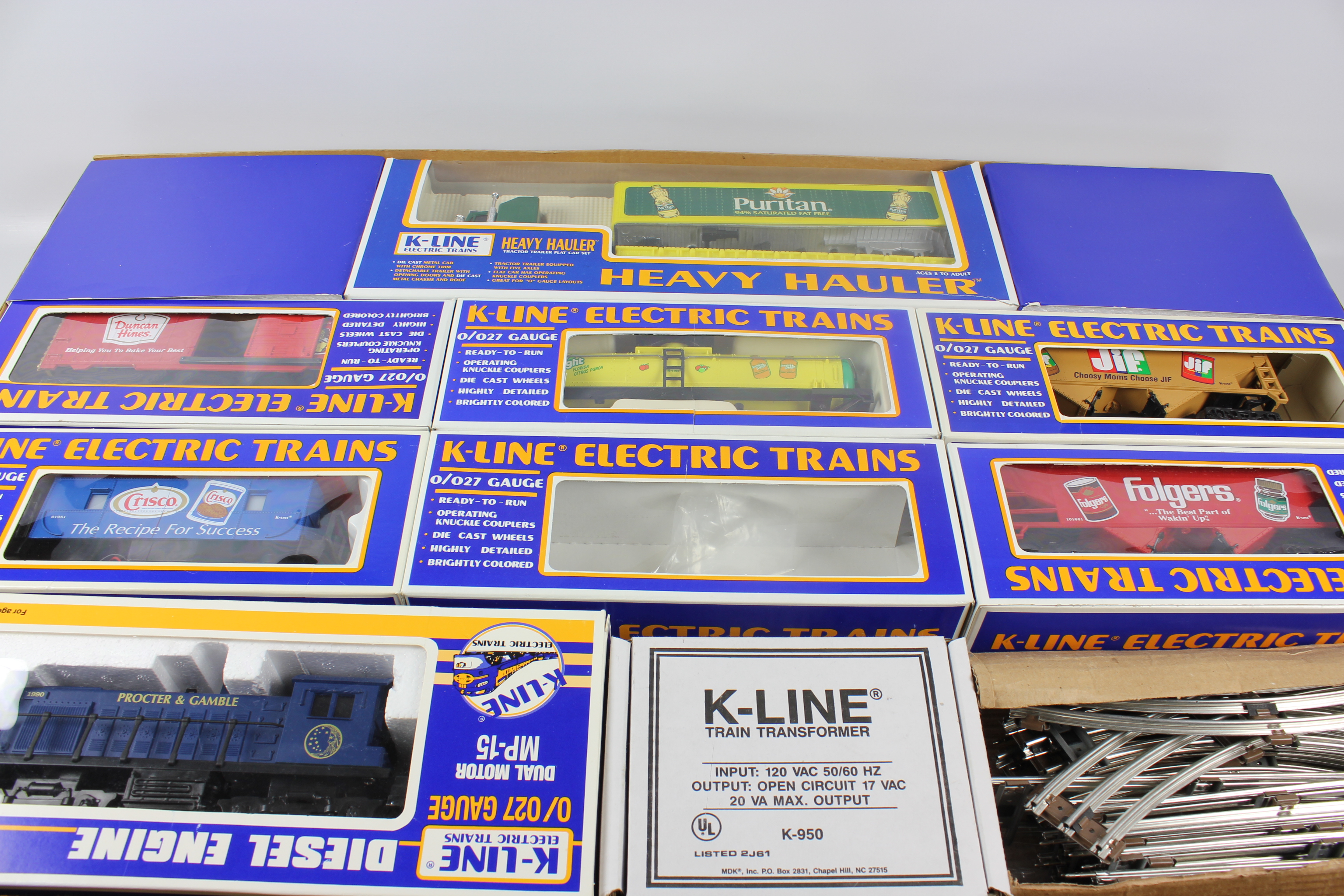1990 Limited Edition Proctor & Gamble K-Line Electric Train Set 