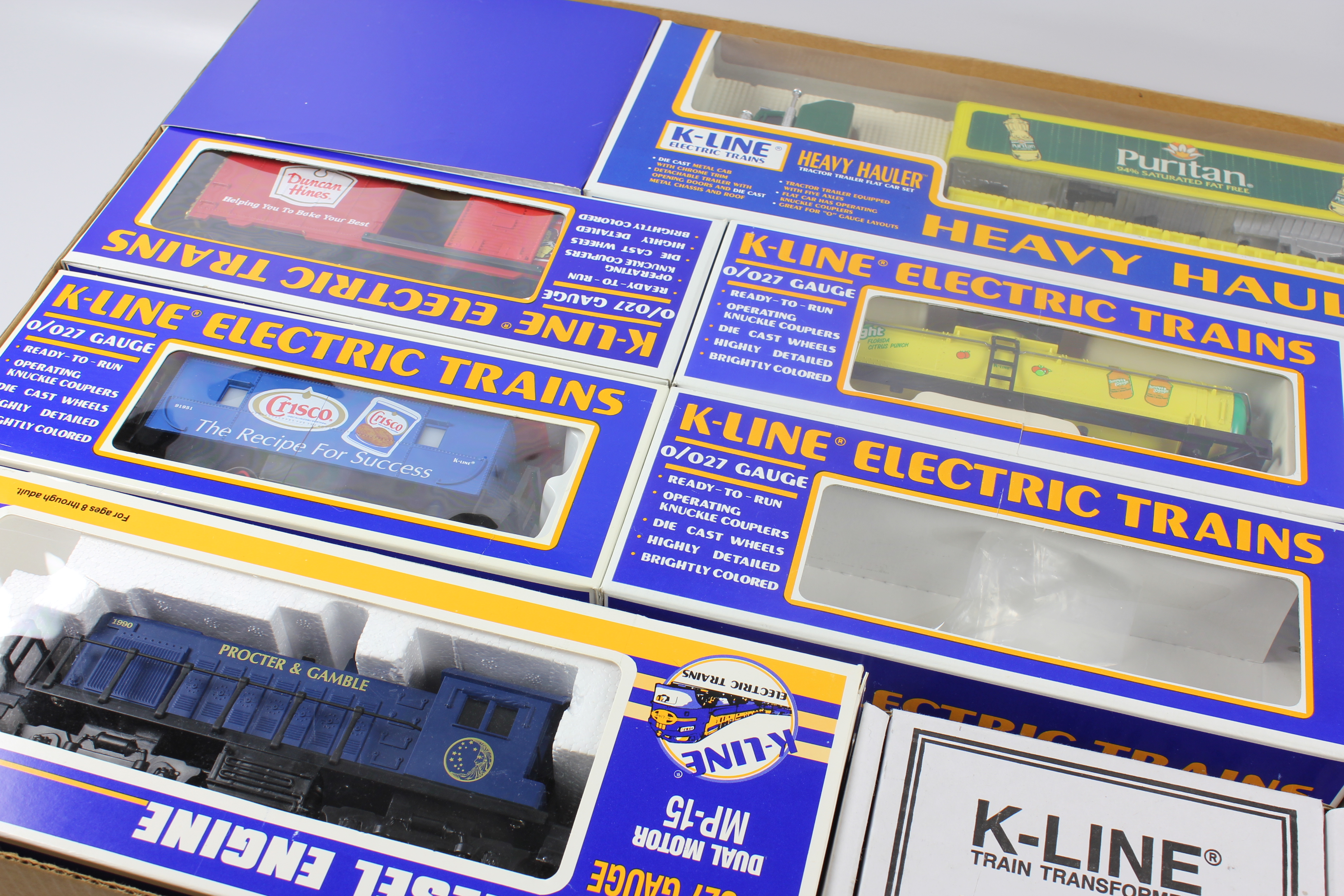 1990 Limited Edition Proctor & Gamble K-Line Electric Train Set 