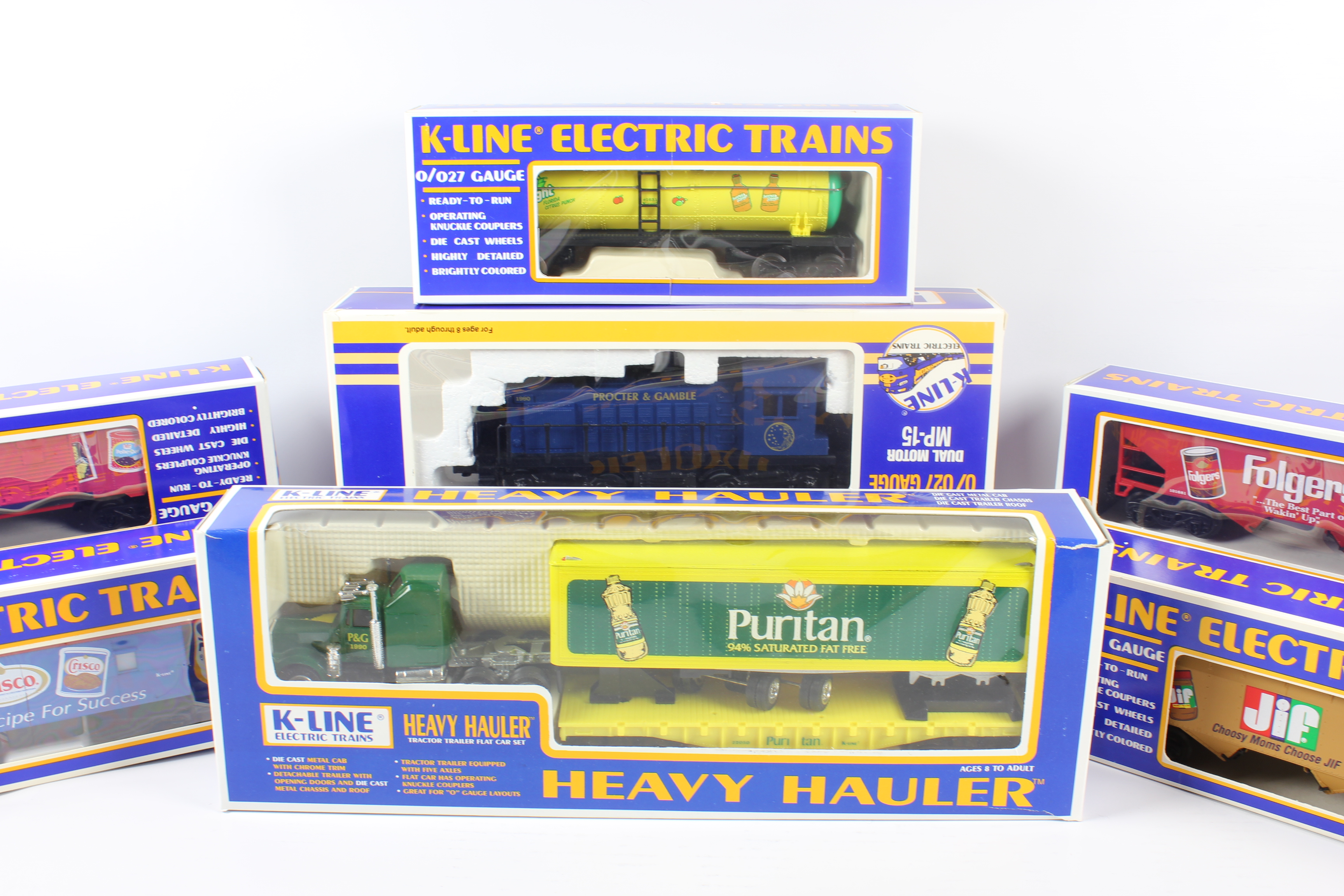 1990 Limited Edition Proctor & Gamble K-Line Electric Train Set 