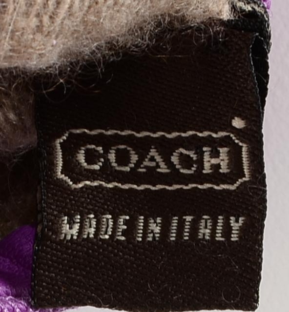 Accessories Including a Laurel Leather Belt and Coach Hand Gloves