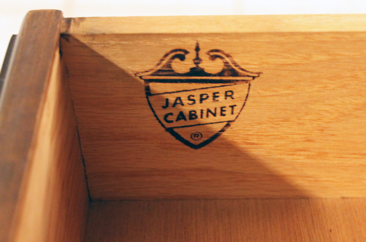 Jasper Cabinet Co. Secretary Desk with Hutch