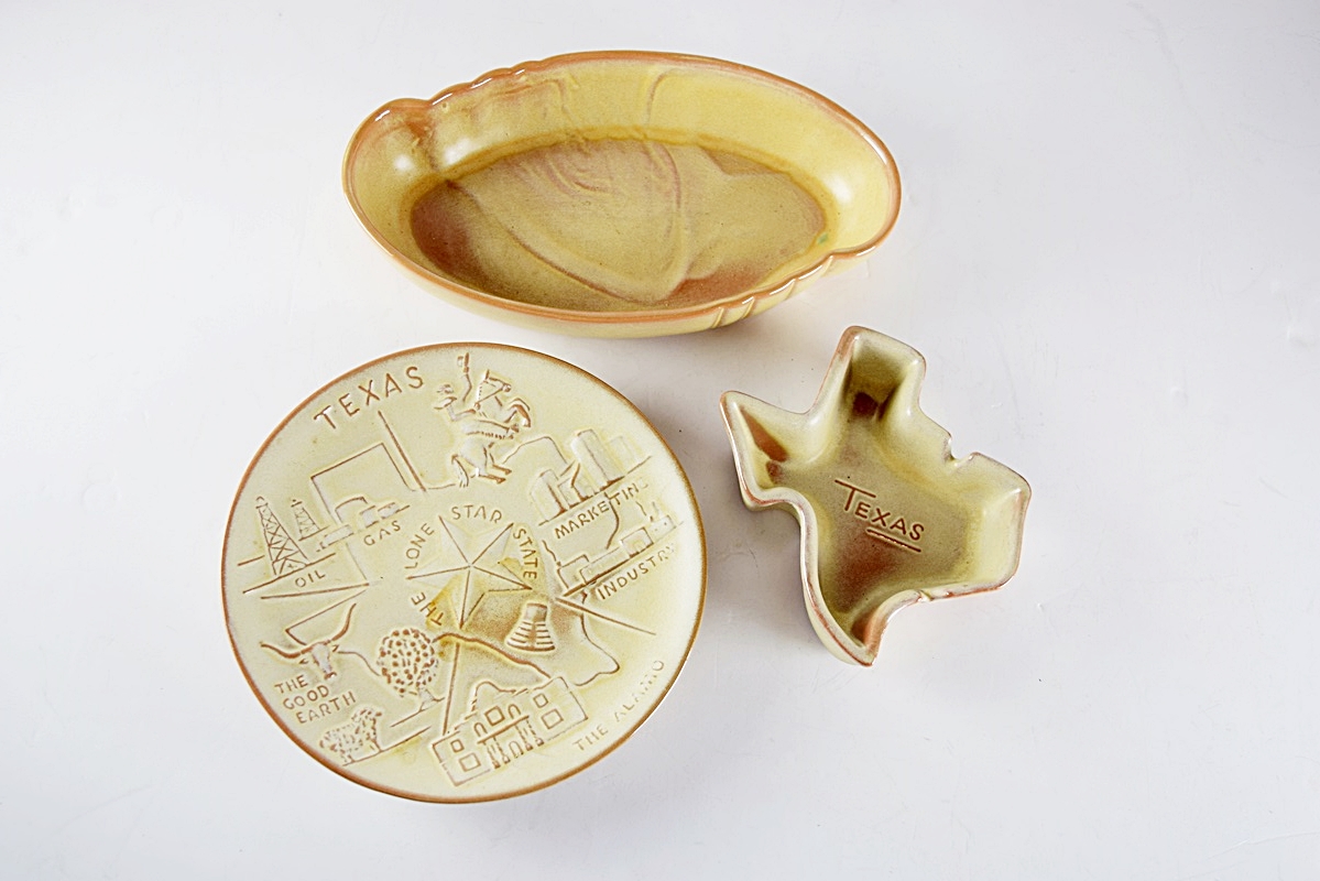 Vintage Frankoma "Texas" Pottery Pieces