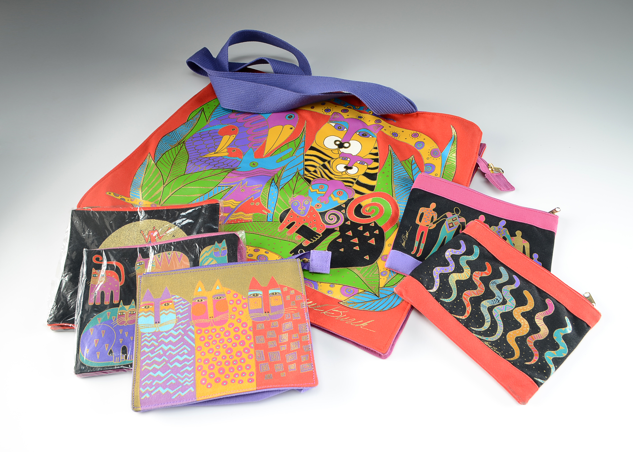Collection of Laurel Burch of San Francisco Bags