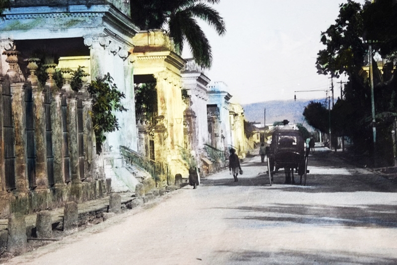 Two Vintage Hand-Colored and Painted Photos