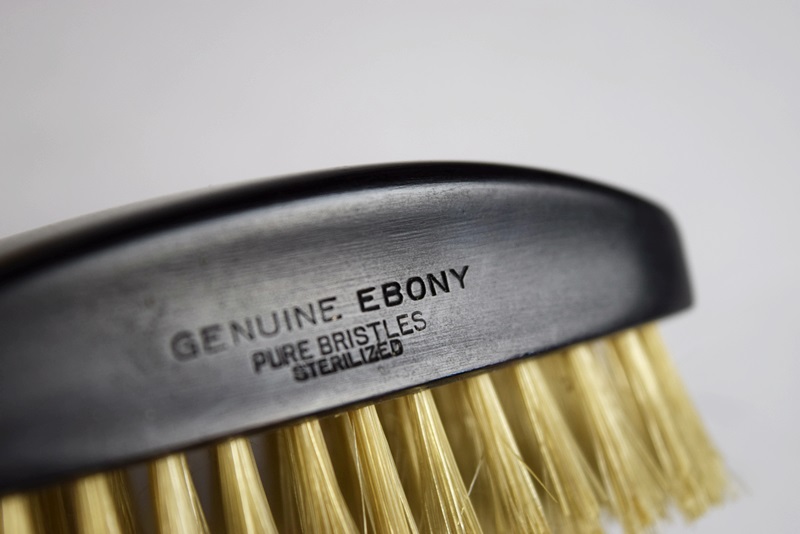 Vintage "Griffin" Shine Master Shoe Shine Box with Ebony Brushes