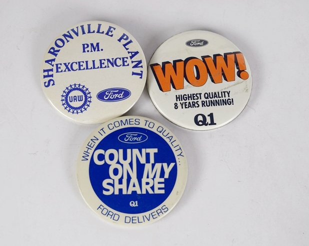 Two Boxes Filled with Ford Novelties