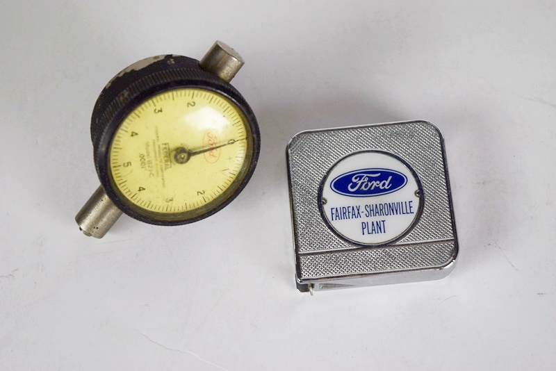 Two Boxes Filled with Ford Novelties