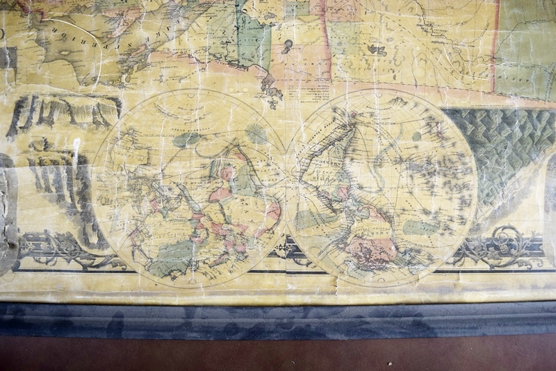 Two 1860s Wall Maps of U.S. and Butler Co. Ohio