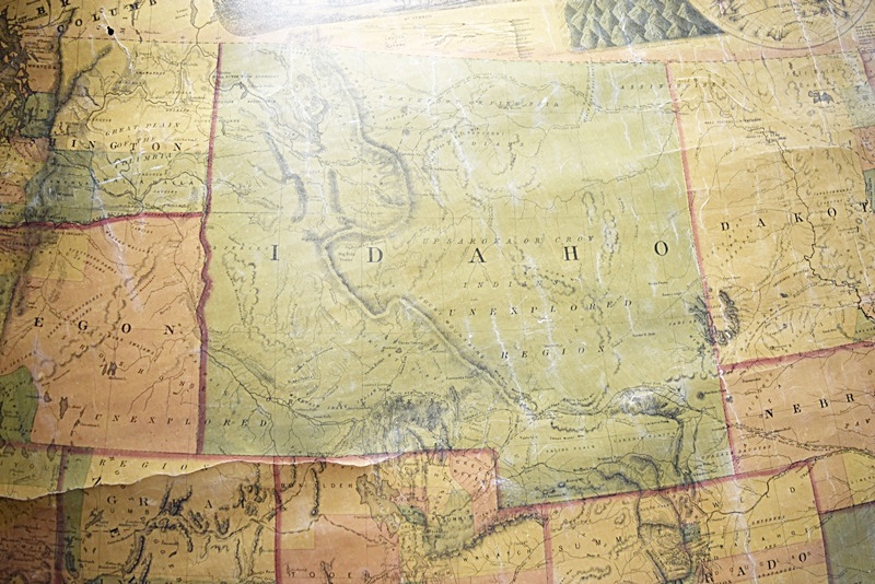 Two 1860s Wall Maps of U.S. and Butler Co. Ohio