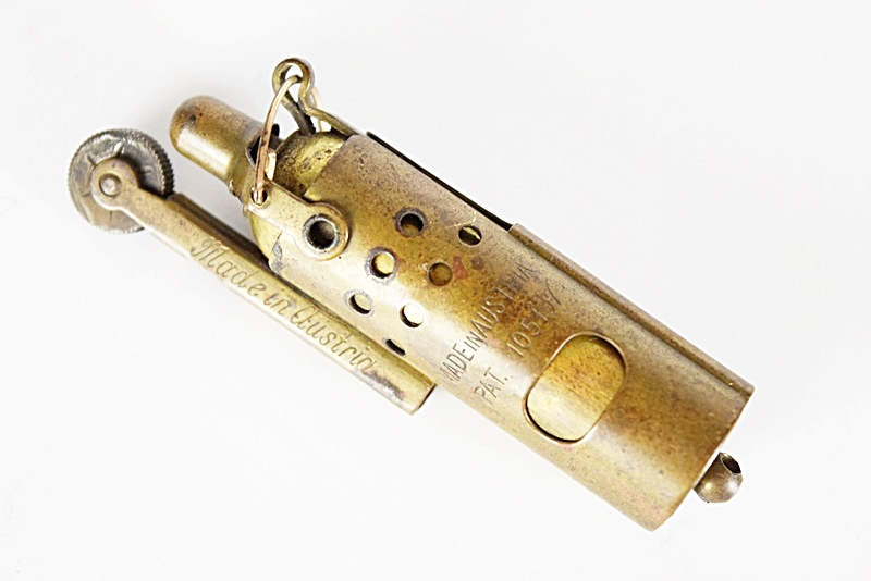 An Antique Brass Trench Lighter, Circa 1920-30, Made in Austria