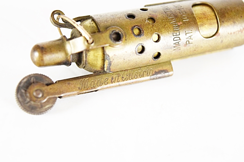 An Antique Brass Trench Lighter, Circa 1920-30, Made in Austria