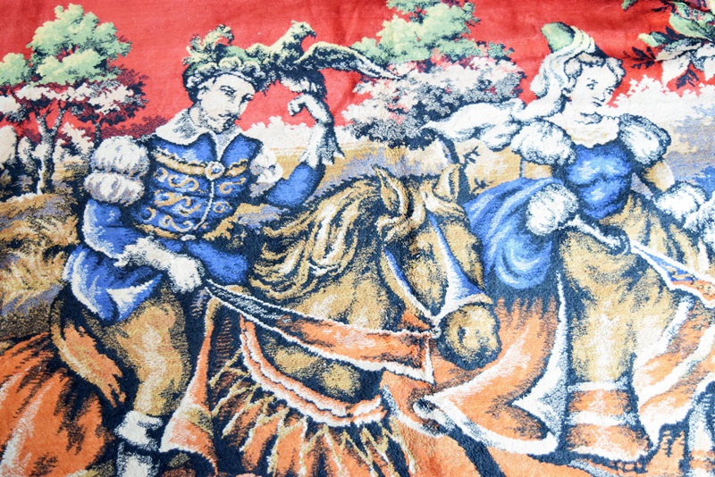 Three Vintage Italian Textile Wall Hangings