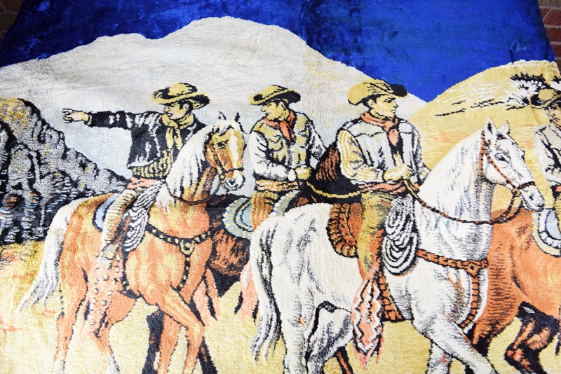 Three Vintage Italian Textile Wall Hangings