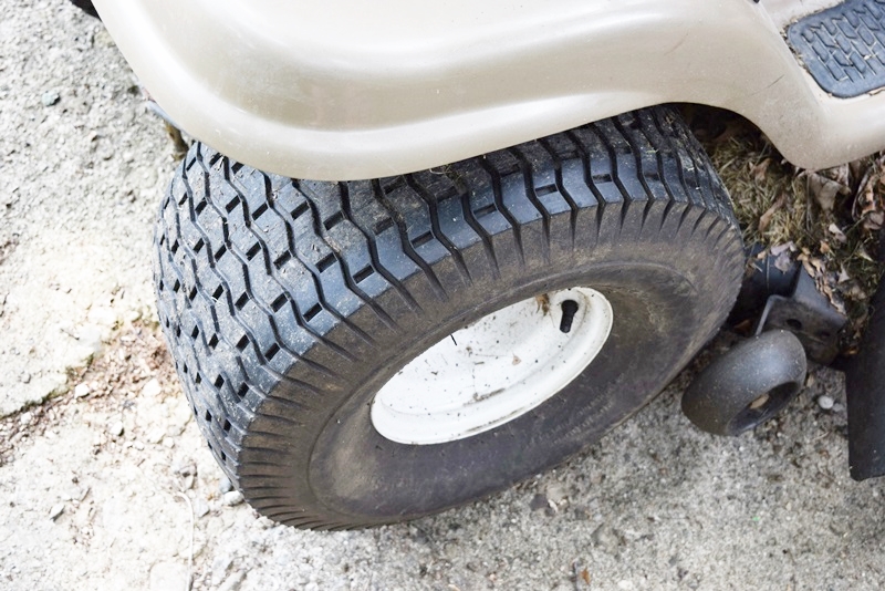 A Craftsman LTX 1000 Riding Mower