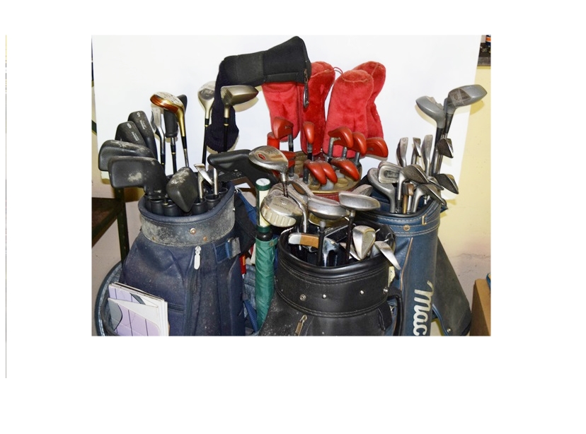 A Generous Assortment of Golf Clubs