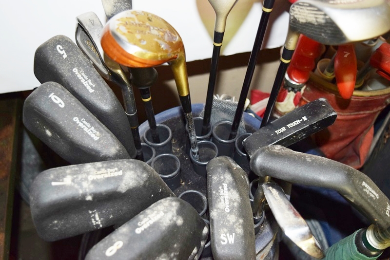 A Generous Assortment of Golf Clubs