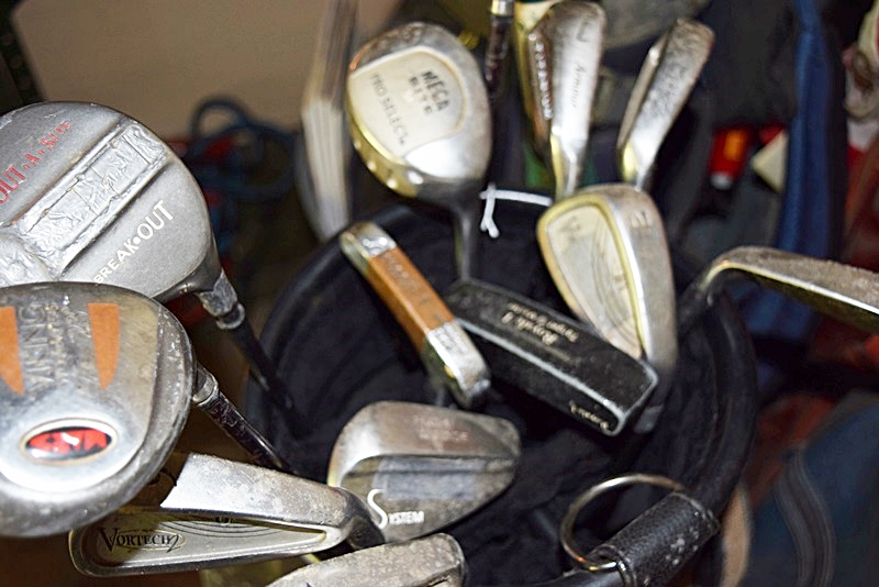 A Generous Assortment of Golf Clubs