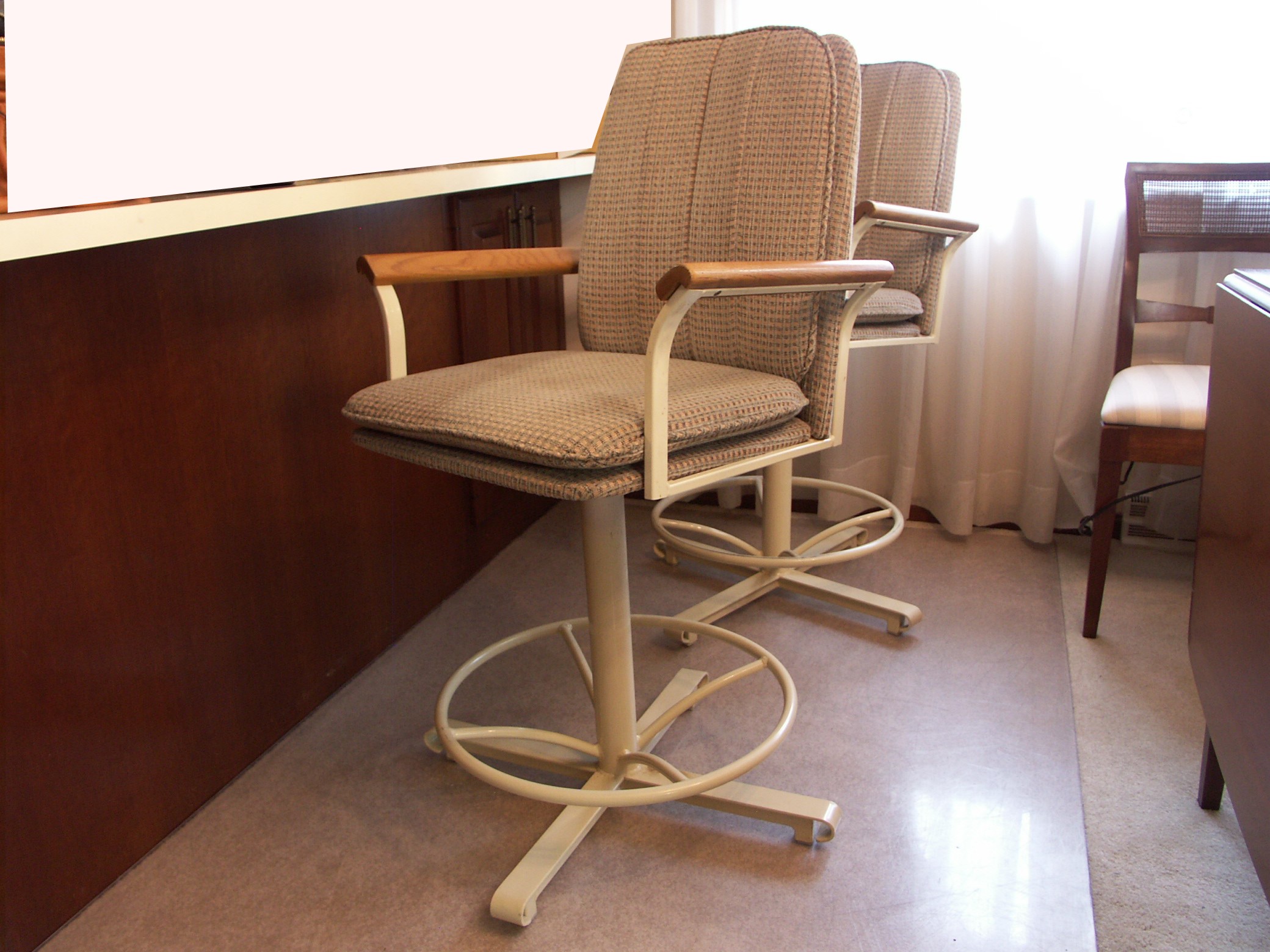 Pair of Vintage Swivel Stools