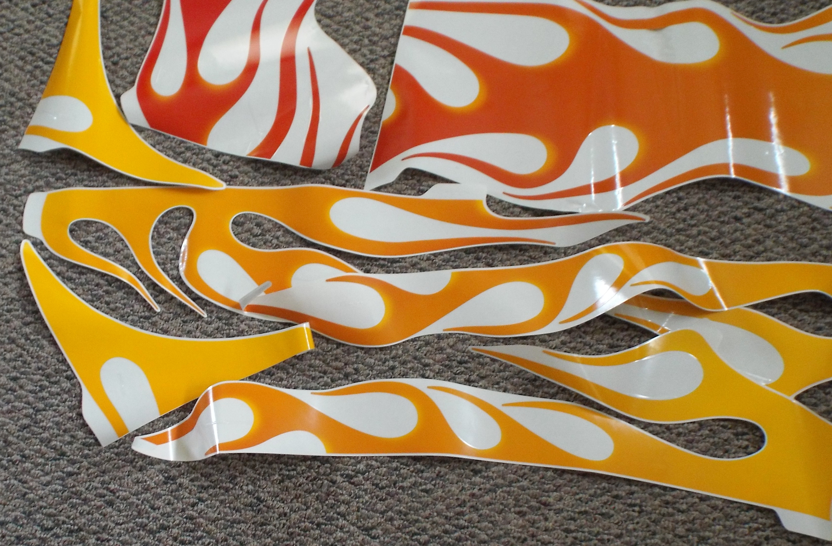 Mopar Flame Car Decal