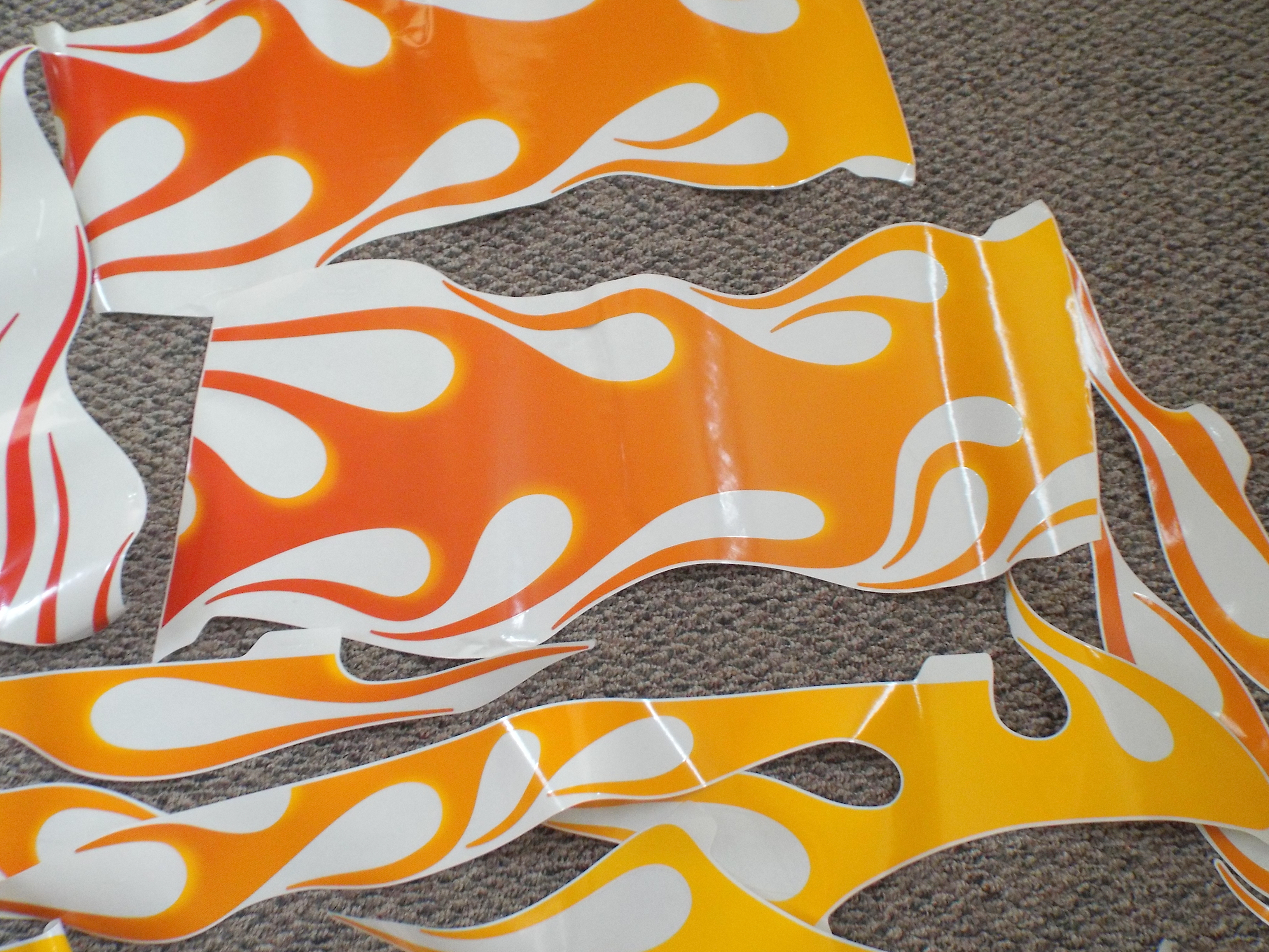 Mopar Flame Car Decal