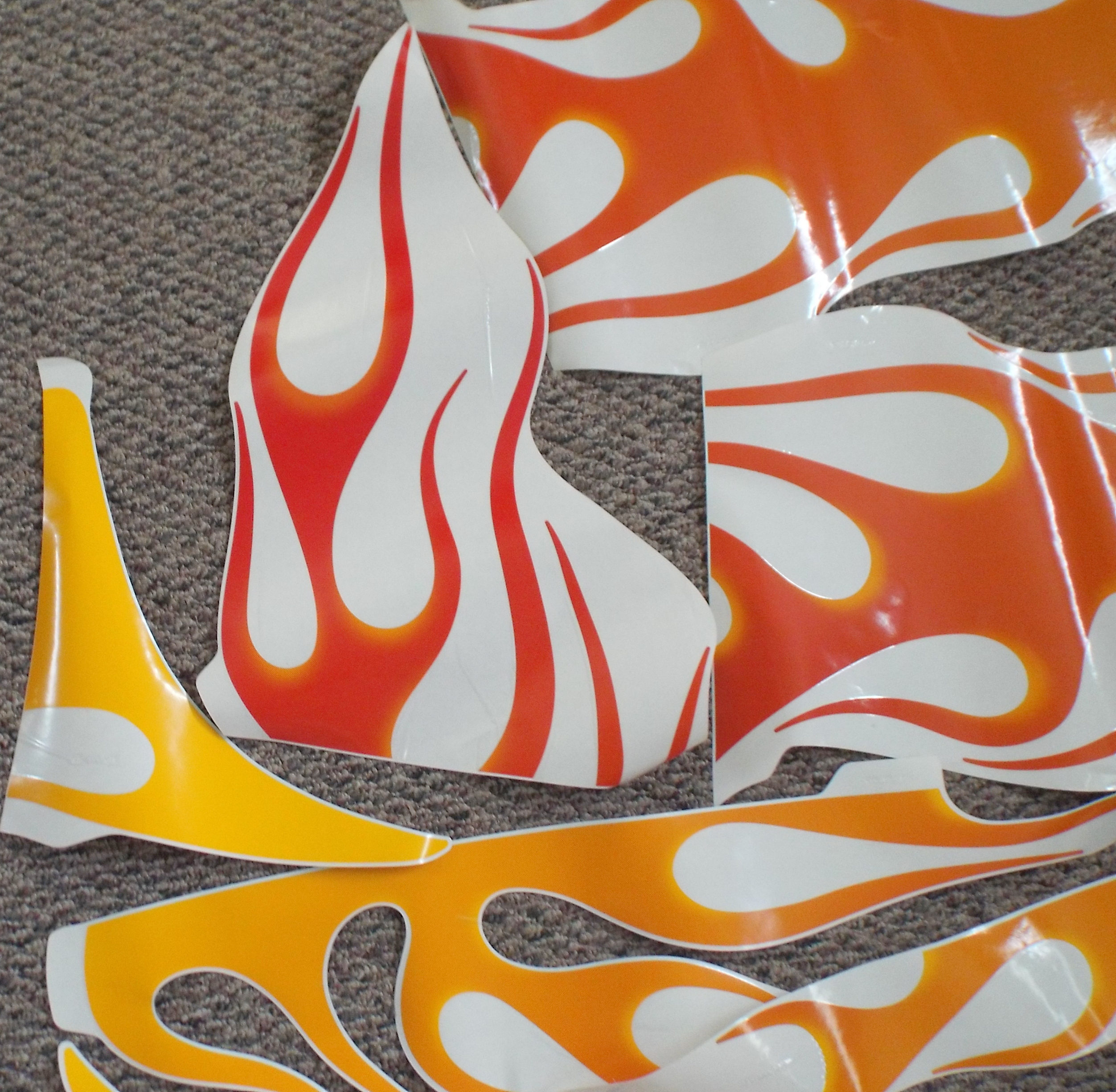 Mopar Flame Car Decal