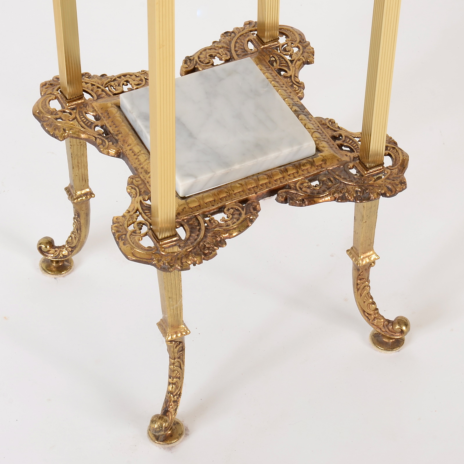 Rococo Revival Style Tiered Plant Stand