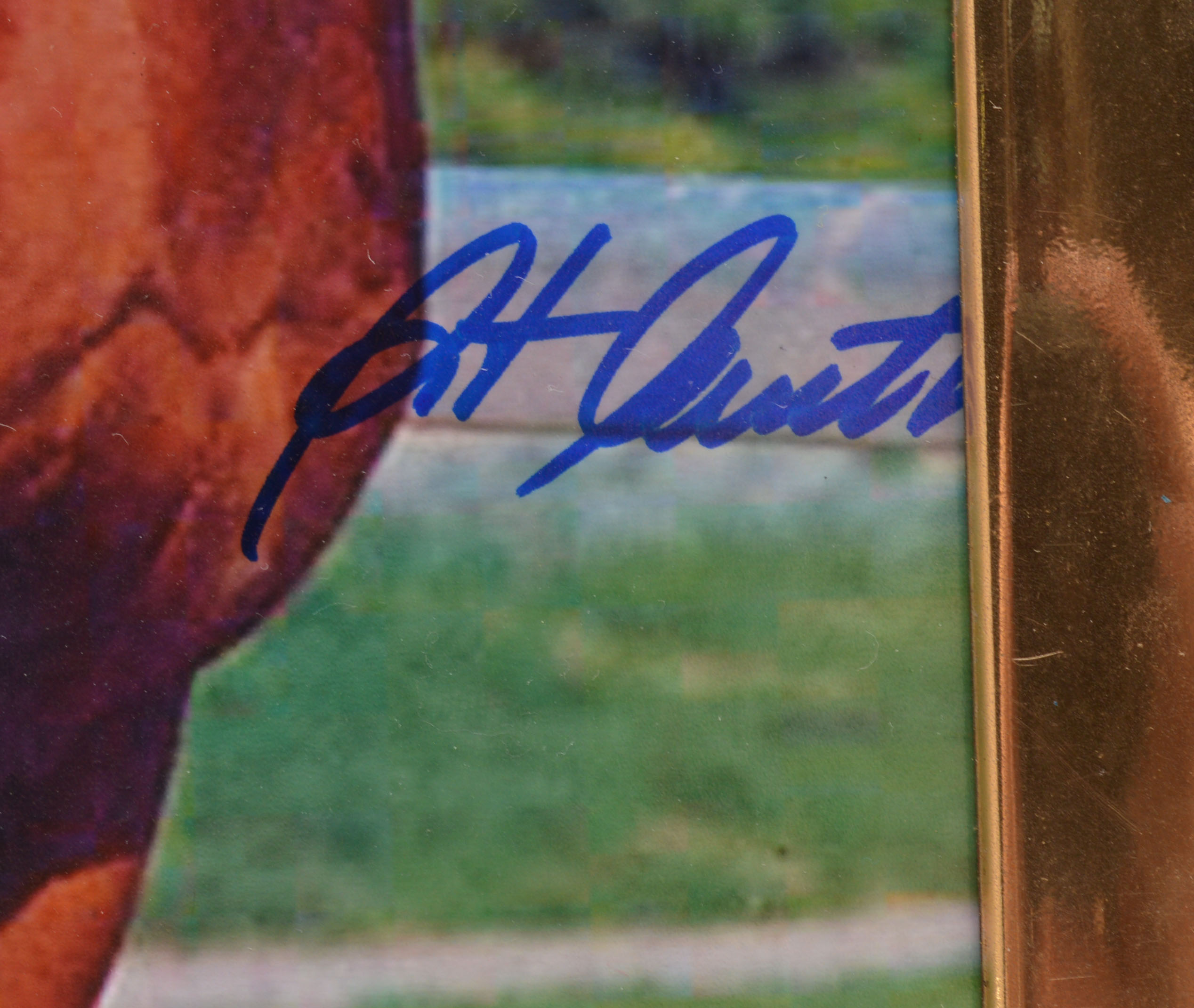 Steve Cauthen Autographed 1978 Triple Crown Framed Photo JSA